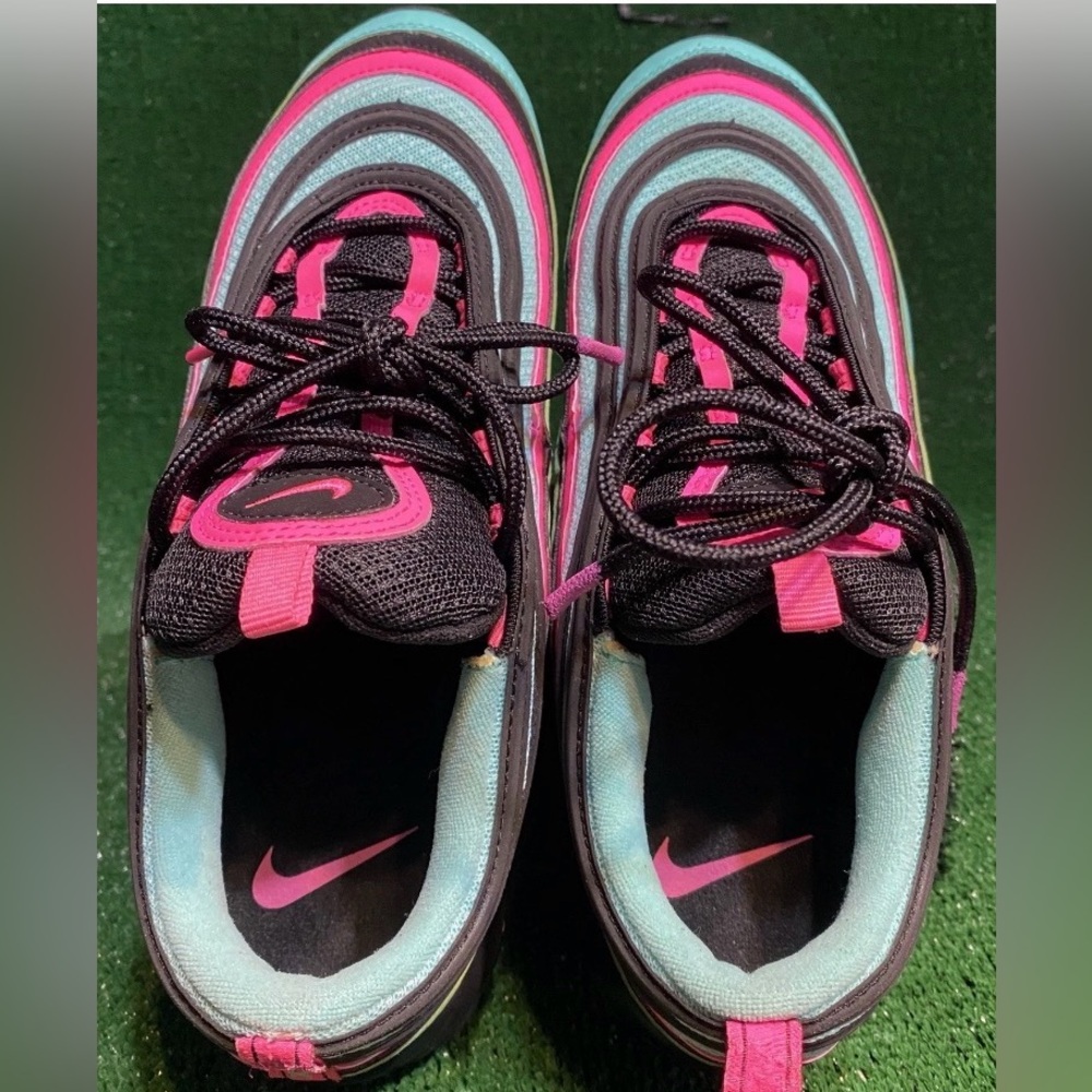 🟥🟥SOLD🟥🟥Nike Air Max ‘97 ‘Hyper Turquoise’ Men’s LTR Sneaks CU4877300 ~W 10 - Picture 11 of 16